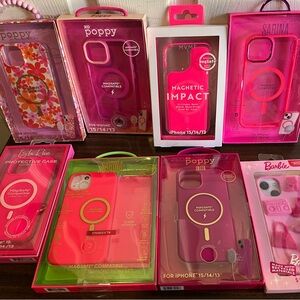 🩷Pink iPhone 13/14/15 bundle🩷